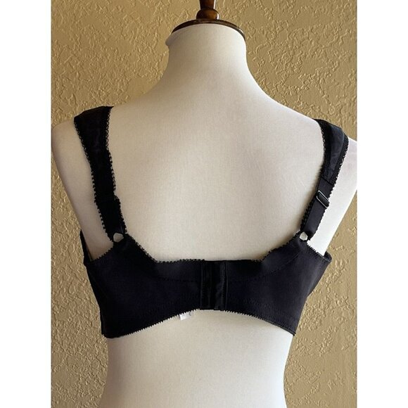 Underscore Black Cushion Strap Wireless Unlined Full Coverage Bra Size 40C - Picture 3 of 10